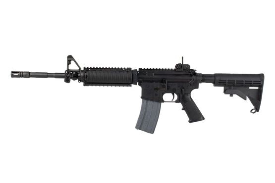 Colt 6920 AR-15 rifle with Knights Armament quad rail and 16" barrel